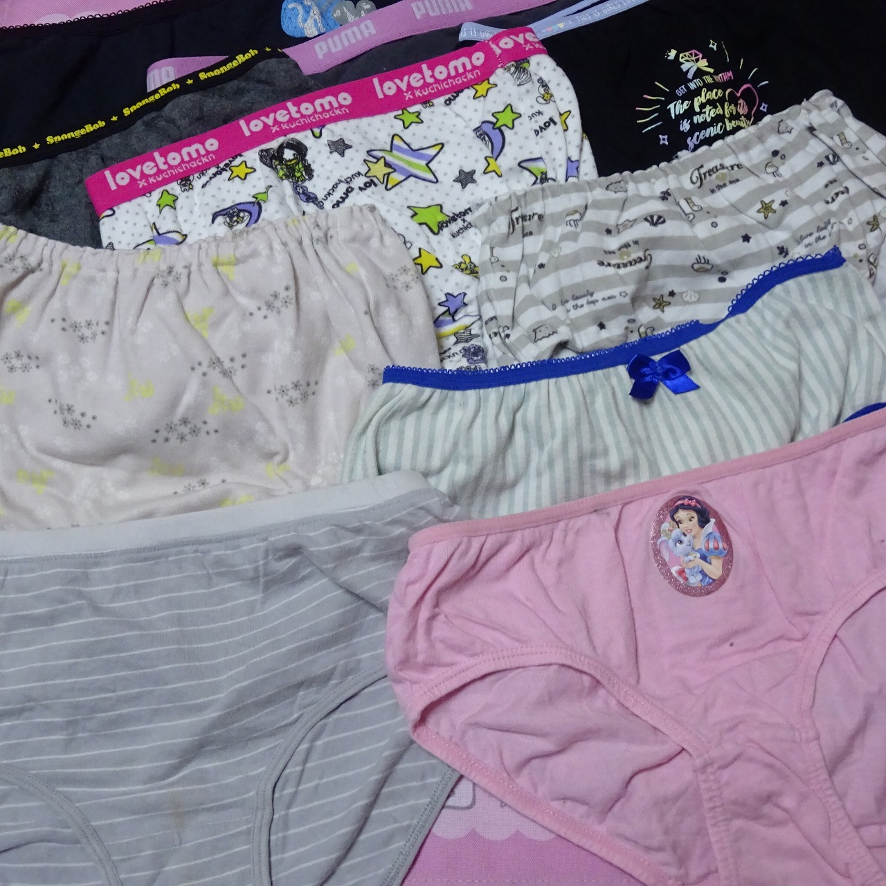 8880☆Mサイズ 10枚セット☆コットン ジュニア ショーツ