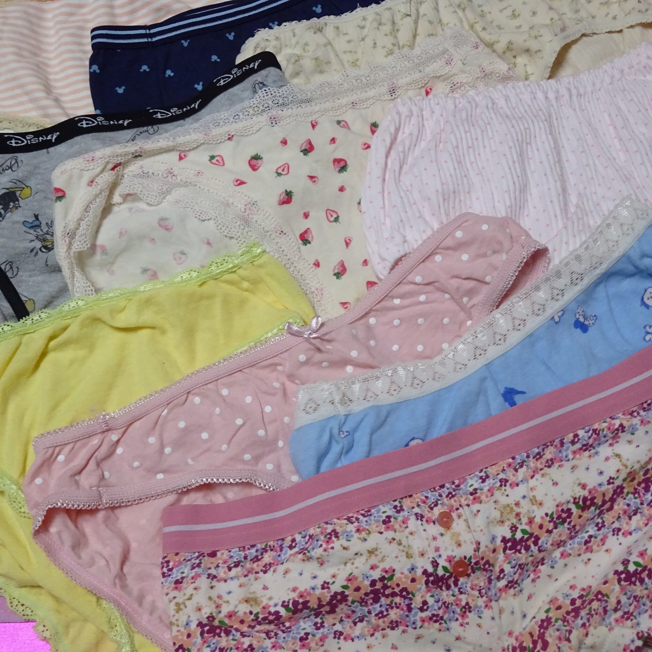 9037☆Lサイズ 10枚セット☆コットン ジュニア ショーツ