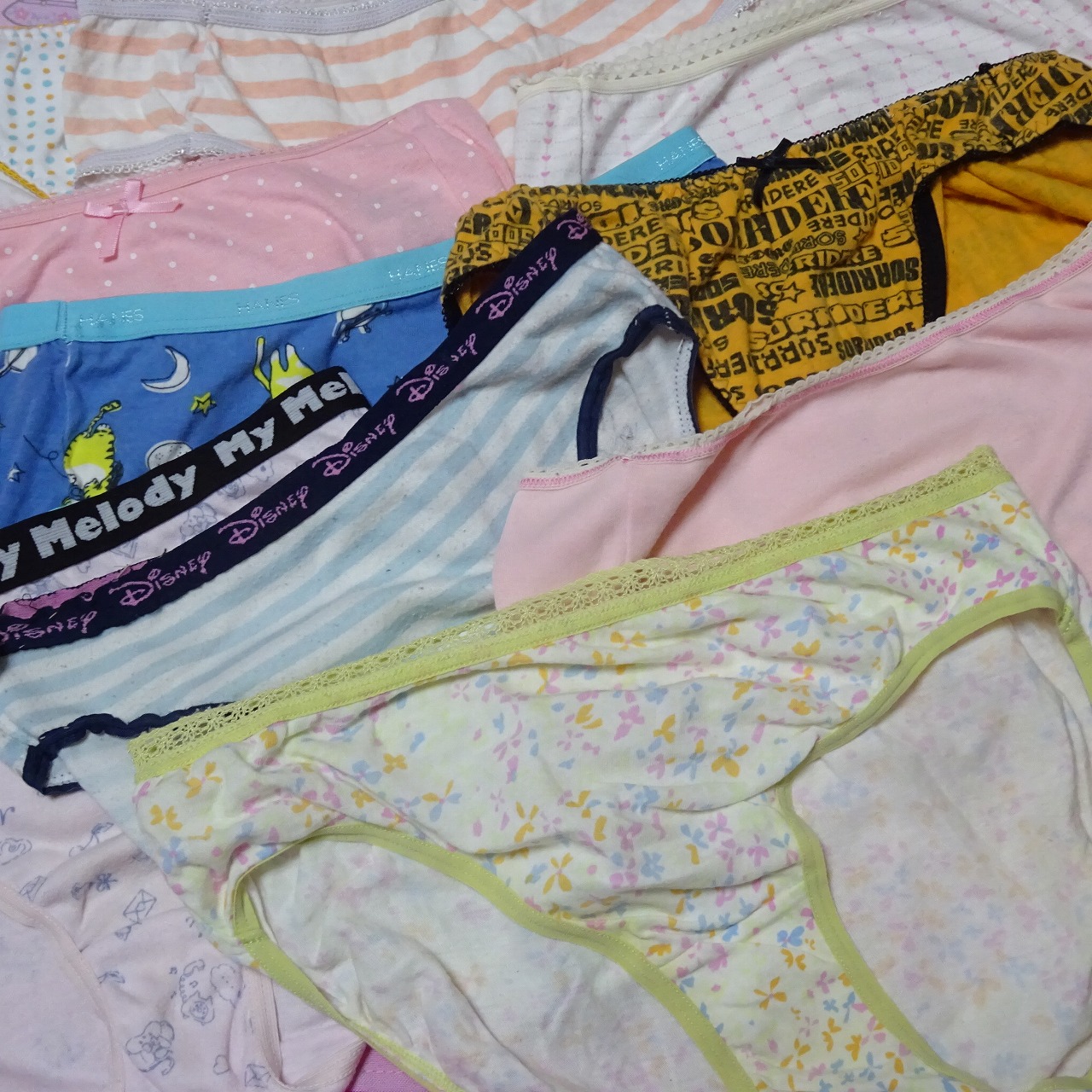 9039☆Mサイズ 10枚セット☆コットン ジュニア ショーツ